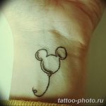 Фото рисунка Тату Микки Маус 20.11.2018 №087 - Tattoo Mickey Mouse - tattoo-photo.ru