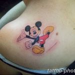 Фото рисунка Тату Микки Маус 20.11.2018 №090 - Tattoo Mickey Mouse - tattoo-photo.ru