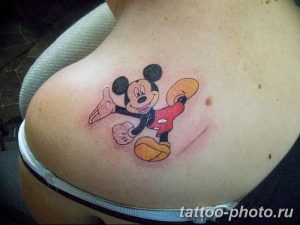 Фото рисунка Тату Микки Маус 20.11.2018 №090 - Tattoo Mickey Mouse - tattoo-photo.ru