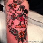 Фото рисунка Тату Микки Маус 20.11.2018 №092 - Tattoo Mickey Mouse - tattoo-photo.ru