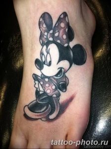 Фото рисунка Тату Микки Маус 20.11.2018 №097 - Tattoo Mickey Mouse - tattoo-photo.ru