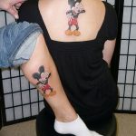 Фото рисунка Тату Микки Маус 20.11.2018 №099 - Tattoo Mickey Mouse - tattoo-photo.ru