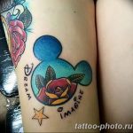 Фото рисунка Тату Микки Маус 20.11.2018 №100 - Tattoo Mickey Mouse - tattoo-photo.ru