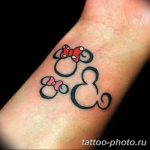 Фото рисунка Тату Микки Маус 20.11.2018 №102 - Tattoo Mickey Mouse - tattoo-photo.ru