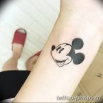 Фото рисунка Тату Микки Маус 20.11.2018 №105 - Tattoo Mickey Mouse - tattoo-photo.ru