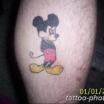 Фото рисунка Тату Микки Маус 20.11.2018 №109 - Tattoo Mickey Mouse - tattoo-photo.ru