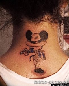 Фото рисунка Тату Микки Маус 20.11.2018 №111 - Tattoo Mickey Mouse - tattoo-photo.ru