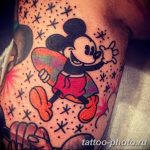 Фото рисунка Тату Микки Маус 20.11.2018 №120 - Tattoo Mickey Mouse - tattoo-photo.ru