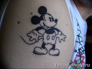 Фото рисунка Тату Микки Маус 20.11.2018 №123 - Tattoo Mickey Mouse - tattoo-photo.ru