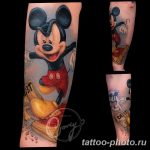 Фото рисунка Тату Микки Маус 20.11.2018 №141 - Tattoo Mickey Mouse - tattoo-photo.ru