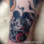 Фото рисунка Тату Микки Маус 20.11.2018 №155 - Tattoo Mickey Mouse - tattoo-photo.ru