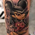 Фото рисунка Тату Микки Маус 20.11.2018 №167 - Tattoo Mickey Mouse - tattoo-photo.ru