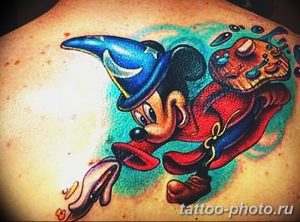 Фото рисунка Тату Микки Маус 20.11.2018 №169 - Tattoo Mickey Mouse - tattoo-photo.ru