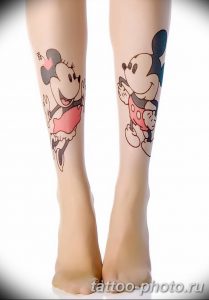 Фото рисунка Тату Микки Маус 20.11.2018 №185 - Tattoo Mickey Mouse - tattoo-photo.ru