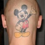 Фото рисунка Тату Микки Маус 20.11.2018 №199 - Tattoo Mickey Mouse - tattoo-photo.ru