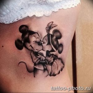 Фото рисунка Тату Микки Маус 20.11.2018 №201 - Tattoo Mickey Mouse - tattoo-photo.ru