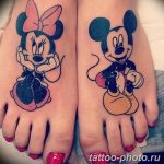 Фото рисунка Тату Микки Маус 20.11.2018 №208 - Tattoo Mickey Mouse - tattoo-photo.ru