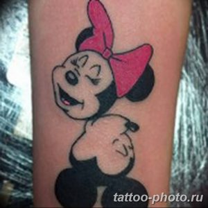 Фото рисунка Тату Микки Маус 20.11.2018 №216 - Tattoo Mickey Mouse - tattoo-photo.ru