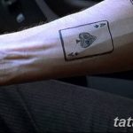 Фото рисунка Тату туз пиковый 20.11.2018 №003 - Tattoo ace of spades - tattoo-photo.ru