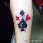 Фото рисунка Тату туз пиковый 20.11.2018 №018 - Tattoo ace of spades - tattoo-photo.ru