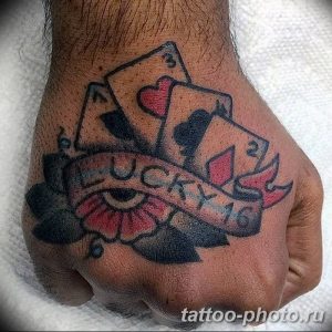 Фото рисунка Тату туз пиковый 20.11.2018 №026 - Tattoo ace of spades - tattoo-photo.ru