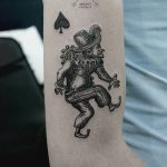 Фото рисунка Тату туз пиковый 20.11.2018 №051 - Tattoo ace of spades - tattoo-photo.ru