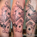 Фото рисунка Тату туз пиковый 20.11.2018 №063 - Tattoo ace of spades - tattoo-photo.ru