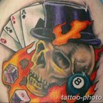 Фото рисунка Тату туз пиковый 20.11.2018 №084 - Tattoo ace of spades - tattoo-photo.ru