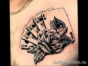 Фото рисунка Тату туз пиковый 20.11.2018 №089 - Tattoo ace of spades - tattoo-photo.ru