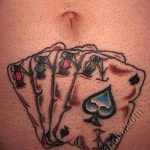 Фото рисунка Тату туз пиковый 20.11.2018 №101 - Tattoo ace of spades - tattoo-photo.ru
