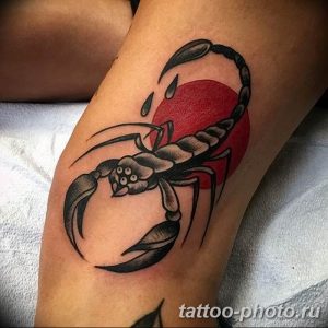 Фото рисунка скорпион 24.11.2018 №040 - photo tattoo scorpion - tattoo-photo.ru