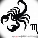 Фото рисунка скорпион 24.11.2018 №058 - photo tattoo scorpion - tattoo-photo.ru