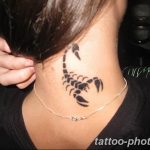 Фото рисунка скорпион 24.11.2018 №079 - photo tattoo scorpion - tattoo-photo.ru