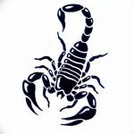 Фото рисунка скорпион 24.11.2018 №084 - photo tattoo scorpion - tattoo-photo.ru