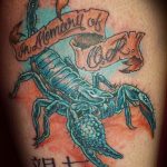 Фото рисунка скорпион 24.11.2018 №088 - photo tattoo scorpion - tattoo-photo.ru