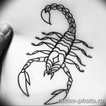 Фото рисунка скорпион 24.11.2018 №098 - photo tattoo scorpion - tattoo-photo.ru