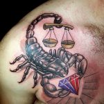 Фото рисунка скорпион 24.11.2018 №120 - photo tattoo scorpion - tattoo-photo.ru