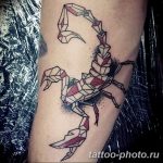 Фото рисунка скорпион 24.11.2018 №124 - photo tattoo scorpion - tattoo-photo.ru