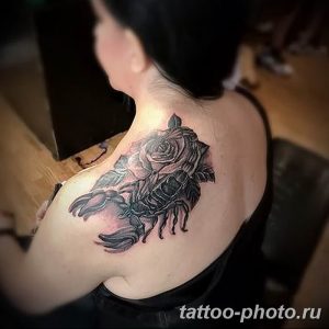 Фото рисунка скорпион 24.11.2018 №149 - photo tattoo scorpion - tattoo-photo.ru