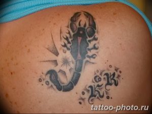 Фото рисунка скорпион 24.11.2018 №170 - photo tattoo scorpion - tattoo-photo.ru