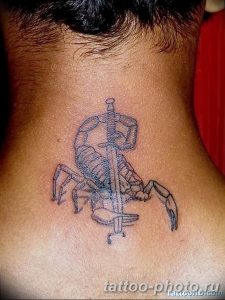 Фото рисунка скорпион 24.11.2018 №176 - photo tattoo scorpion - tattoo-photo.ru