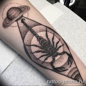 Фото рисунка скорпион 24.11.2018 №213 - photo tattoo scorpion - tattoo-photo.ru