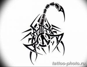 Фото рисунка скорпион 24.11.2018 №228 - photo tattoo scorpion - tattoo-photo.ru