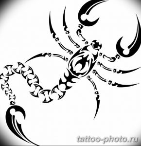 Фото рисунка скорпион 24.11.2018 №231 - photo tattoo scorpion - tattoo-photo.ru