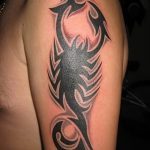 Фото рисунка скорпион 24.11.2018 №232 - photo tattoo scorpion - tattoo-photo.ru