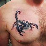 Фото рисунка скорпион 24.11.2018 №241 - photo tattoo scorpion - tattoo-photo.ru