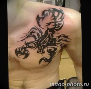 Фото рисунка скорпион 24.11.2018 №259 - photo tattoo scorpion - tattoo-photo.ru