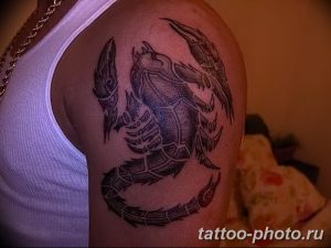 Фото рисунка скорпион 24.11.2018 №284 - photo tattoo scorpion - tattoo-photo.ru