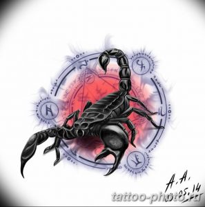 Фото рисунка скорпион 24.11.2018 №305 - photo tattoo scorpion - tattoo-photo.ru