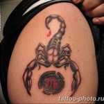 Фото рисунка скорпион 24.11.2018 №348 - photo tattoo scorpion - tattoo-photo.ru